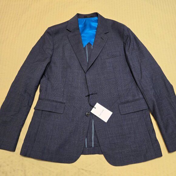 Paul Smith Italian Made 2 Button Single-Breasted Gents Pinstripe Suit - Picture 6 of 16